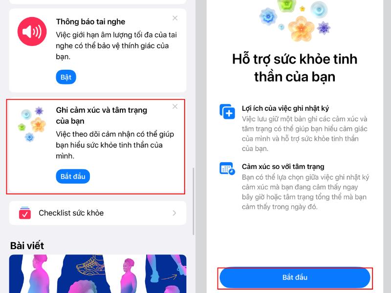 ghi lại cảm xúc trên iPhone qua ứng dụng Health